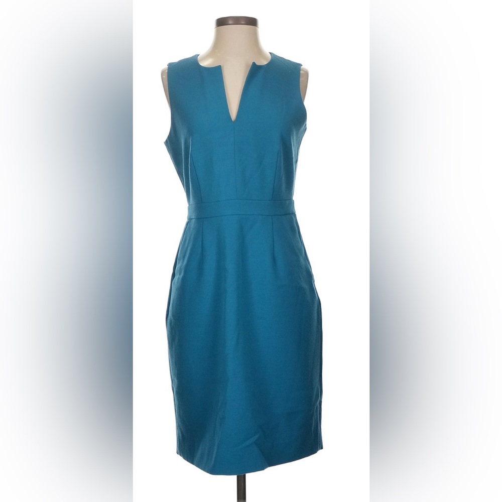 J. Crew Teal Midi Dress